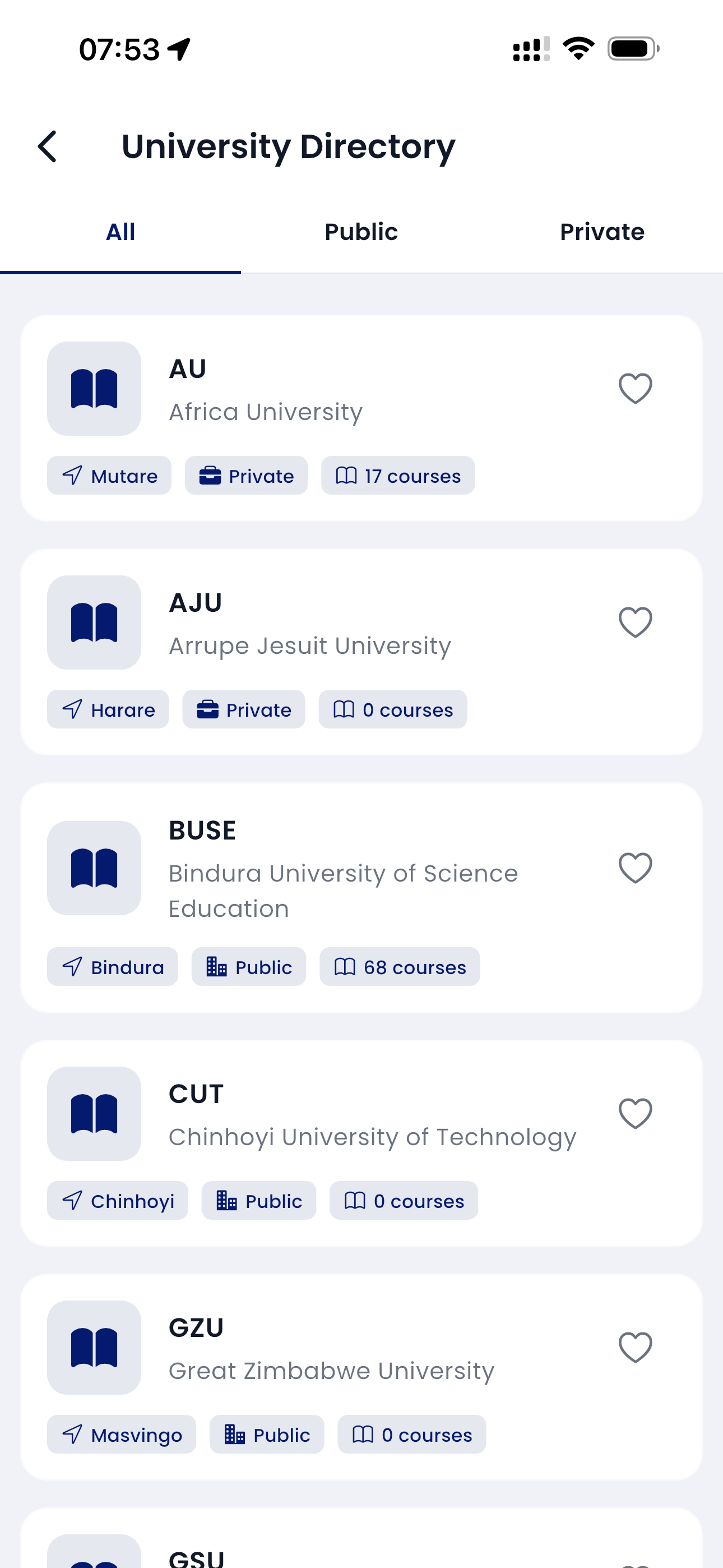 Amigo Universities